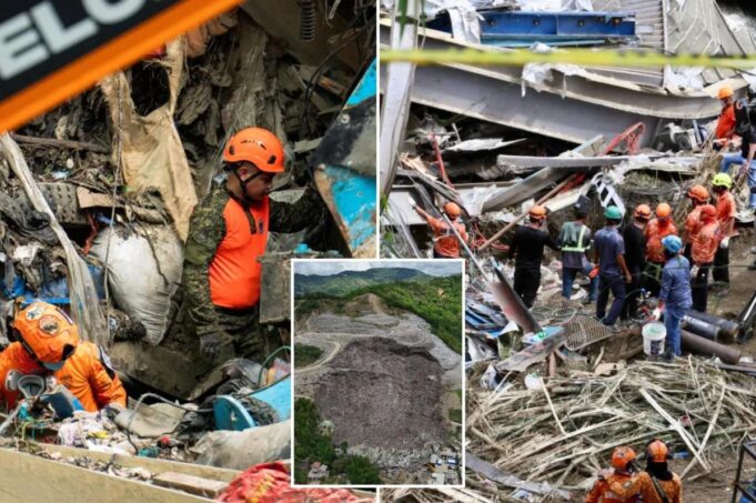 Aumenta a cuatro el número de muertos por avalancha de basura en Filipinas 12 trabajadores rescatados decenas de desaparecidos