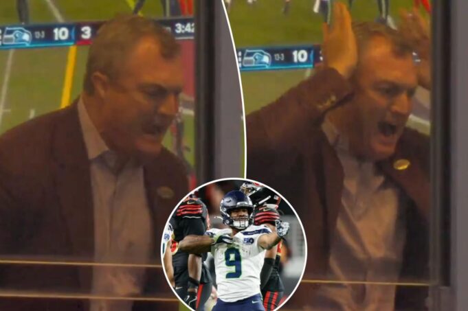 El gerente general de los 49ers, John Lynch, pierde completamente el control después del juego masivo de los Seahawks