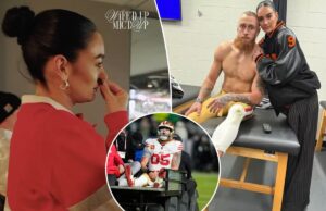 La esposa de George Kittle comparte un video desgarrador de la devastadora lesión de la estrella de los 49ers