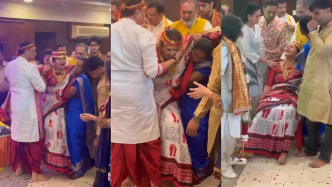 Ver: Sudha Chandran abrumada por la emoción durante Mata Ki Chowki