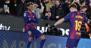 El Barça lidera La Liga con un gol de Yamal y el Atlético triunfa