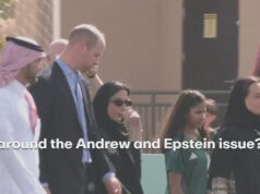 El príncipe William esquiva preguntas sobre Andrew y Epstein