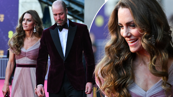 El Príncipe y la Princesa de Gales asisten a los Premios BAFTA