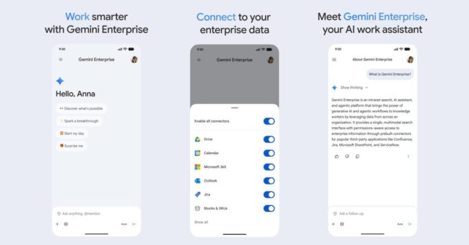 Google lanza la aplicación ‘Gemini Enterprise’ en Play Store