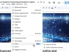 Google Docs lanza resúmenes de audio con tecnología Gemini