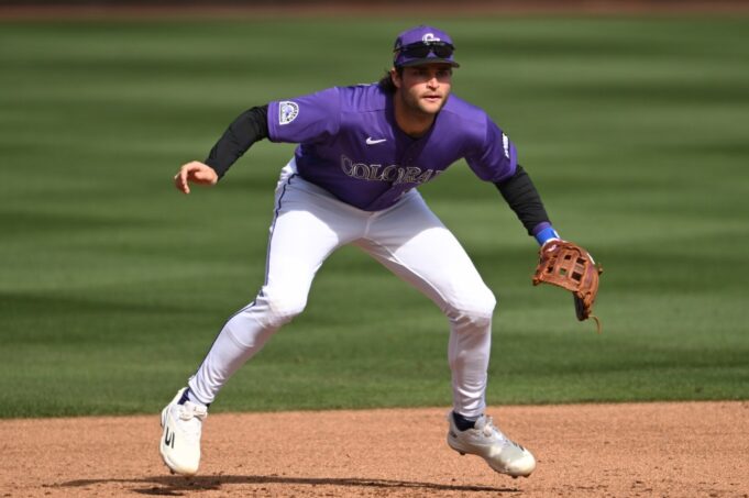 Kyle Karros de los Rockies tiene pedigrí en las Grandes Ligas