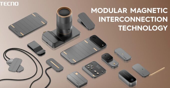 Tecno revive los dispositivos Android modulares con un nuevo concepto de teléfono