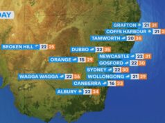 Pronóstico del tiempo nacional para el martes 24 de febrero