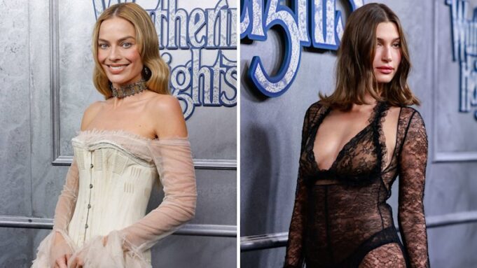 Los estilos contrastantes de Margot Robbie y Hailey Bieber