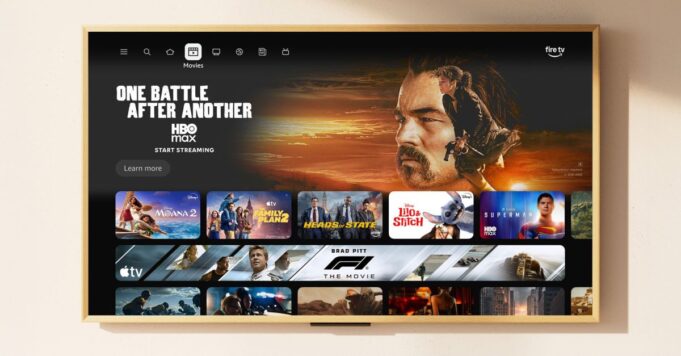 Amazon Fire TV ahora implementa el diseño de pantalla de inicio de Google TV