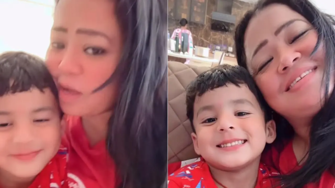 Bharti Singh derrama afecto sobre su hija “Kanha” de tres años