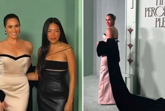 Meghan Markle acude sola a un evento benéfico con un vestido rosa