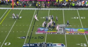 El touchdown de Barner rompe los corazones de los Pats en el Super Bowl 60