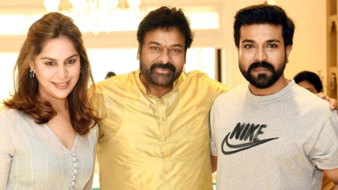 Chiranjeevi elogia a Ram Charan, Upasana por darle nombres espirituales a sus gemelos