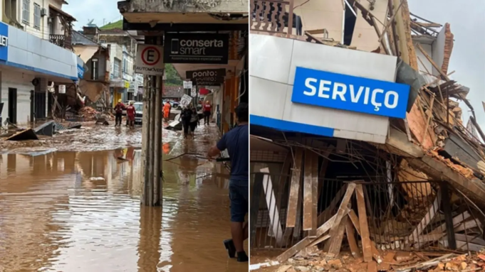 Lluvias torrenciales dejan 20 muertos en Brasil y decenas de desaparecidos