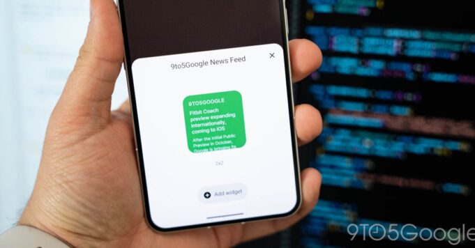 Ninguna ‘aplicación esencial’ te permite usar widgets de código vibrante