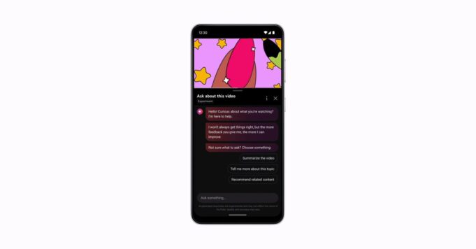 YouTube prueba ‘IA conversacional’ en aplicaciones de TV