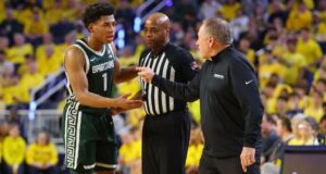 Michigan St.’s Fears recibe tecnología para otra patada en la ingle del jugador