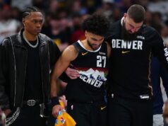 Jamal Murray (tobillo) de los Nuggets es cuestionable contra el Thunder