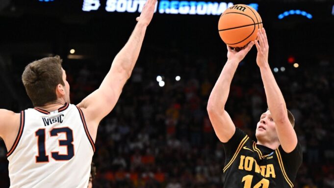 Seguimiento en vivo de March Madness masculino: actualizaciones sobre Illinois-Iowa, Elite Eight del sábado