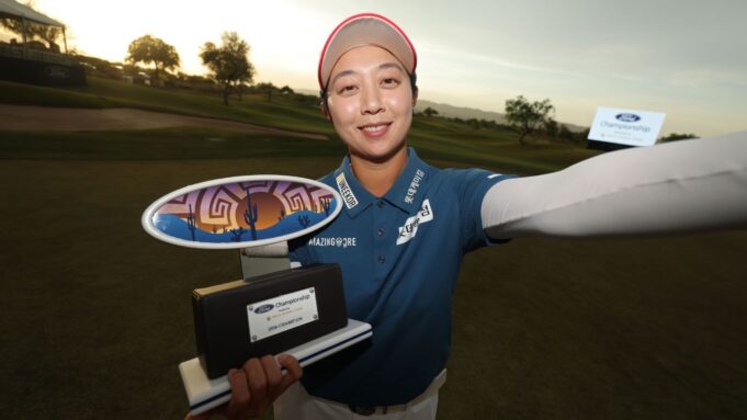 “Hyo Joo Kim vuelve a superar a Nelly Korda y gana el Ford Champ de la LPGA”.