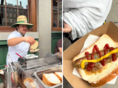 Las salchichas Bunnings chisporrotean en las calles de Nueva York