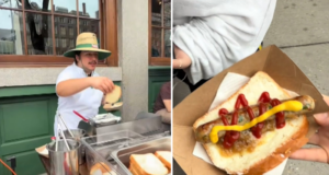 Las salchichas Bunnings chisporrotean en las calles de Nueva York