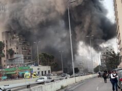 Beirut bajo continuos bombardeos por parte de aviones de combate israelíes