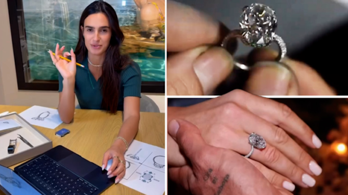 Diseñadora revela cómo hizo el anillo de compromiso de Aryna Sabalenka