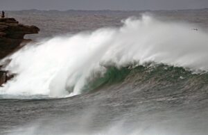 La costa de Sydney azotada por un clima salvaje