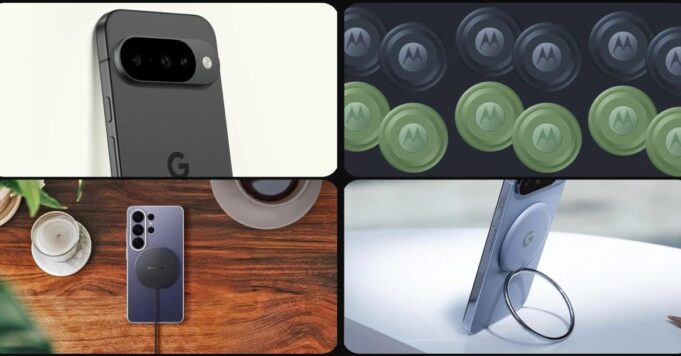 Cargador inalámbrico Galaxy Magnet, Google Pixel 10, Moto Tag y más