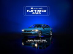 Edmunds anuncia premios de vehículos mejor calificados para 2026