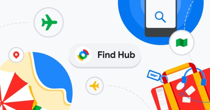 Find Hub agrega integración de mensajes de Google y permite compartir equipaje perdido