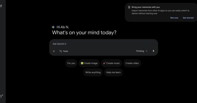 Gemini ahora te permite importar chats y memoria de otras aplicaciones de IA