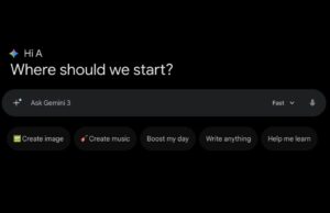 La aplicación Gemini combina el menú ‘más’ y Herramientas en el rediseño web