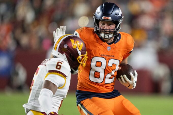 Los Broncos retienen al TE Adam Trautman con un contrato de tres años, dicen las fuentes