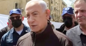 Netanyahu visita sitio de ataque con misiles iraníes; dice Estados Unidos-Israel luchando por el mundo