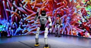 Dentro del futurista Robot Mall de Beijing