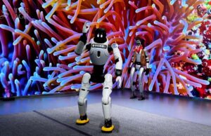 Dentro del futurista Robot Mall de Beijing