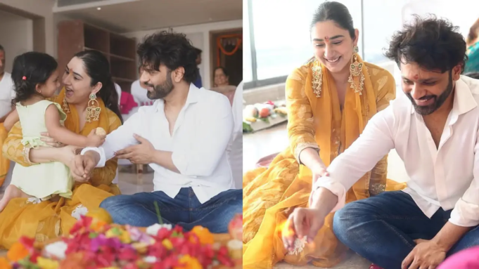 Rahul Vaidya y Disha Parmar ingresan a una casa de 9 millones de rupias con griha pravesh