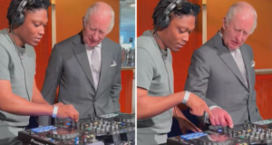 El rey Carlos prueba suerte como DJ