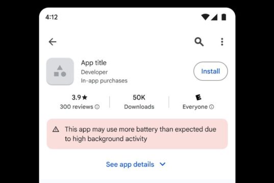 Google ahora denuncia aplicaciones de Android que agotan la batería