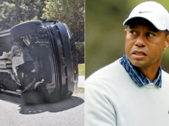 Woods acusado de DUI, detenido durante 8 horas después del accidente