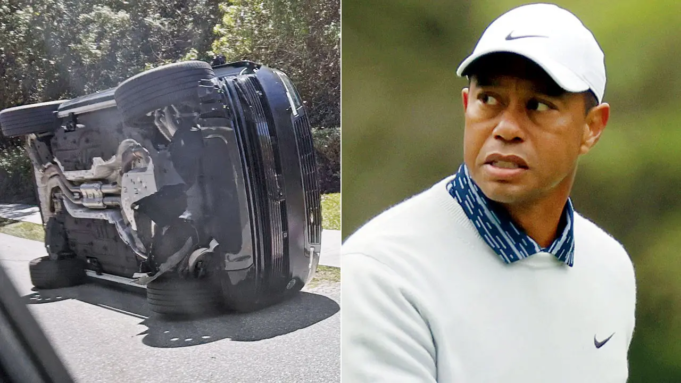 Woods acusado de DUI, detenido durante 8 horas después del accidente