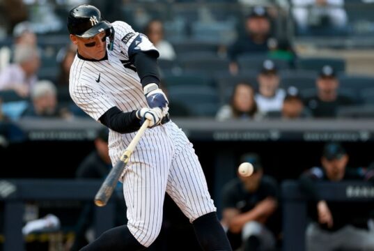 Aaron Judge marca tono con texto y HR en el primer partido en casa de los Yankees