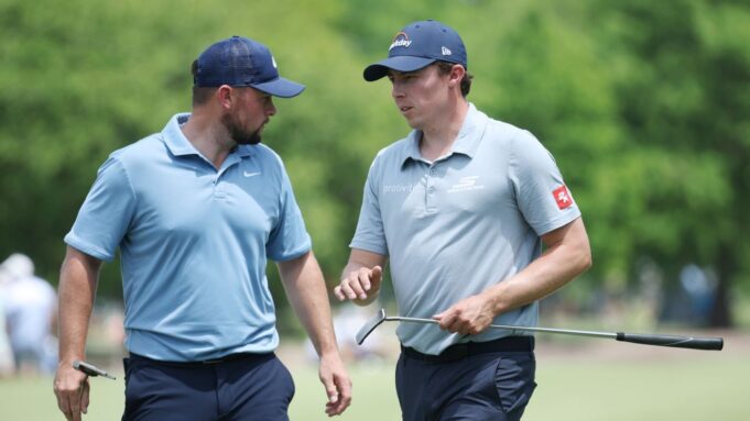 Los hermanos Fitzpatrick logran un récord de 57 con una ventaja de 4 golpes en el Zurich Classic
