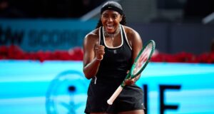 Baptiste salva 6 puntos de partido y sorprende a Sabalenka en el Abierto de Madrid