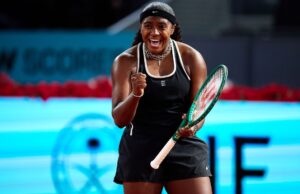 Baptiste salva 6 puntos de partido y sorprende a Sabalenka en el Abierto de Madrid