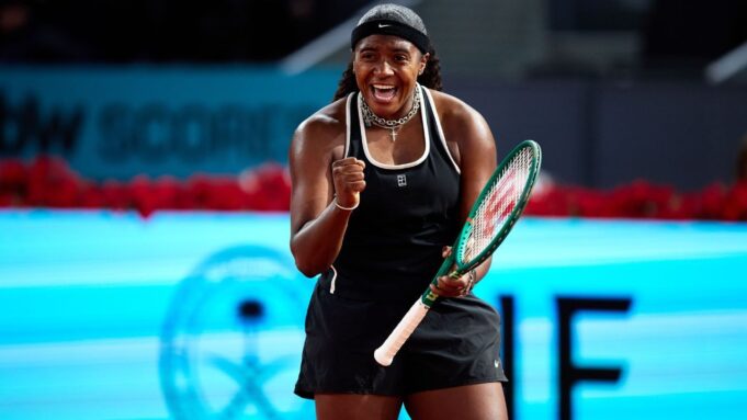 Baptiste salva 6 puntos de partido y sorprende a Sabalenka en el Abierto de Madrid