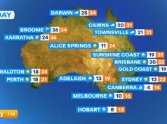 Pronóstico del tiempo nacional para el domingo 12 de abril